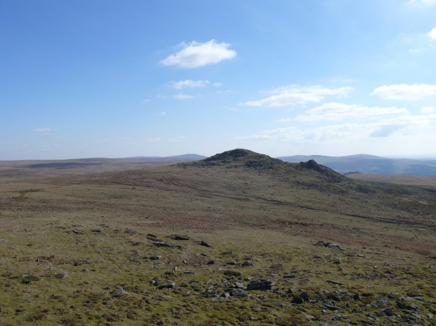 Hare Tor taken from Sharp Tor, Great Mis Tor in the distance just to the left