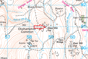 west-mill-tor-map