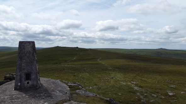 High Willhays from Yes Tor trig