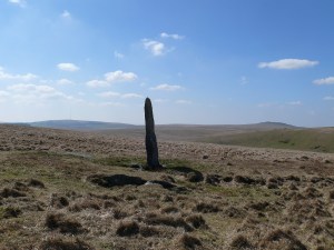 Beardown Man with Great Mis Tor to the right and North Hessary Tor to the left