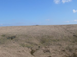 Beardown Man and Devil's Tor taken from the decent down the side of Maiden Hill