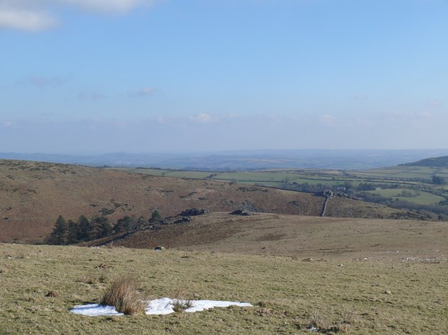 Black Tor from the decent from Eastern White Barrow.