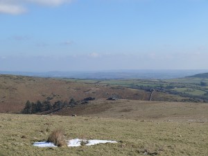 Black Tor from the decent from Eastern White Barrow.