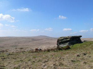 Conies Down Tor with Great Mis Tor to the left