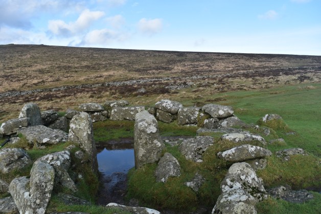 One of the many huts in Grimspound