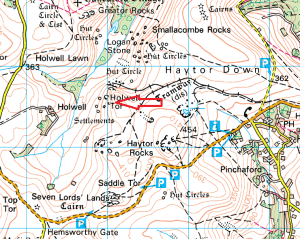 holwell-tor-map