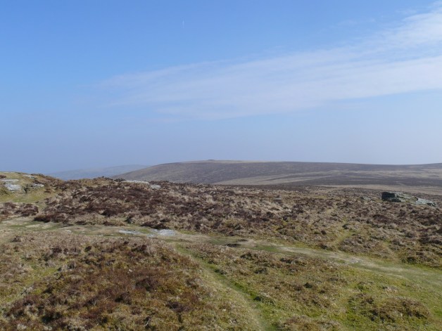 Distant King Tor from Hookney Tor