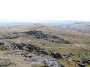 Looking back down the ridge to Crockern Tor