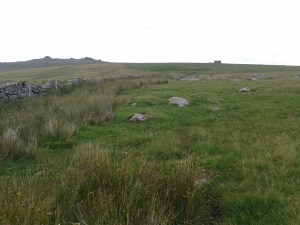 Looking back up at Great Mis Tor on the left and its Little cousin on the right