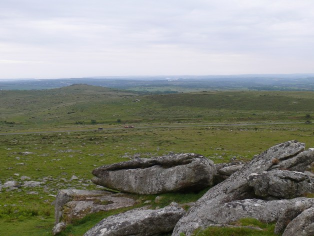 Looking to Pew Tor from Little Staple Tor