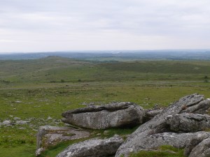 Looking to Pew Tor from Little Staple Tor