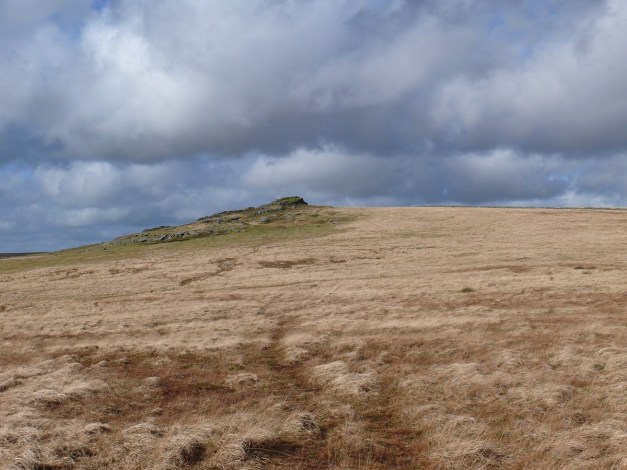 On the approach to Lydford Tor