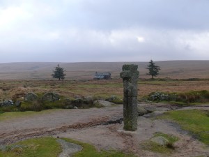Nun's (Siwards) Cross and the farm behind