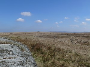 Looking to Rough Tor from Devil's Tor