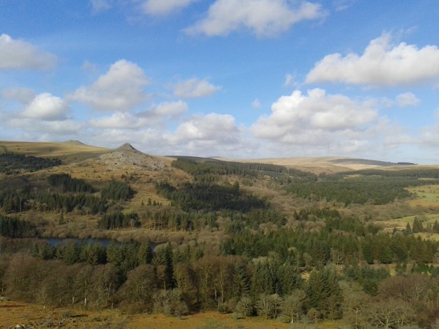 Leather Tor and Sharpitor from Sheeps Tor