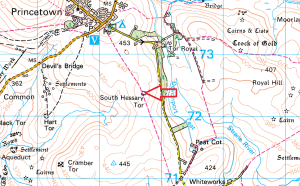 south-hessary-tor-map