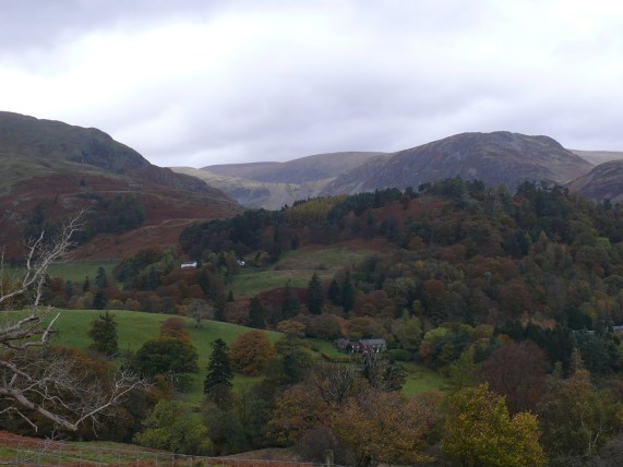 Looking across to Sheffield Pike as we ascend Arnison Crag