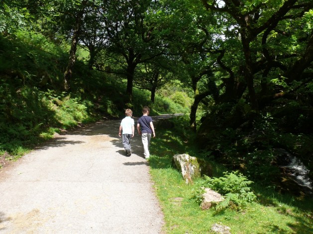 Heading out on the tarmac path to Avon Dam