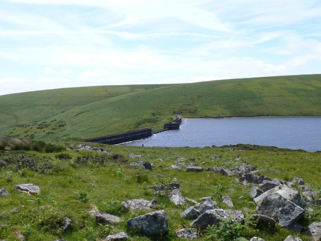 From the same spot looking down on the dam.