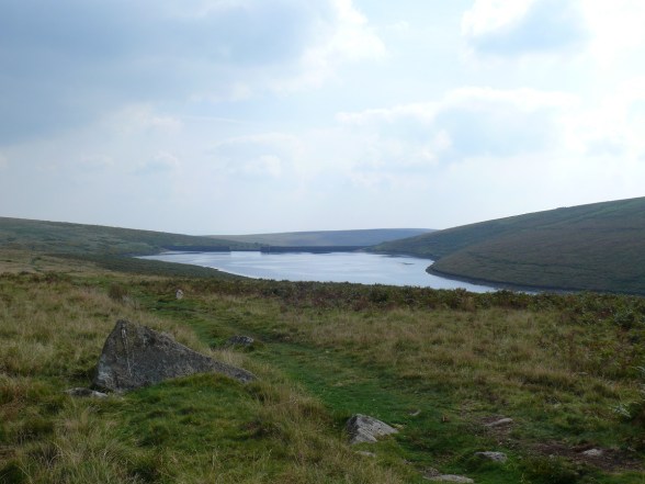 Looking towards the dam over Avon Reservoir