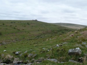 Black tor from Raddick Hill