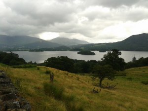 Derwent Water from the road that runs under Catbells