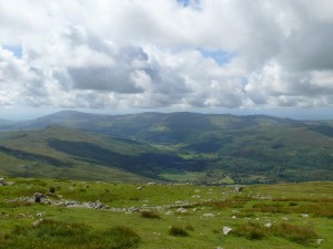 The Duddon valley with Black Combe far left