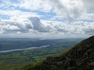 Lovely views along Coniston Water to Morecambe Bay