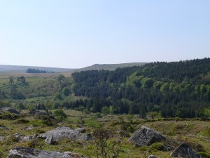 You can see the notch on Gutter Tor well from this angle, just like a gutter!