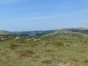 Looking back to Down Tor and a small part of Burrator