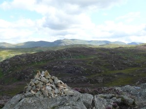 The Helvellyn range from Great Crag