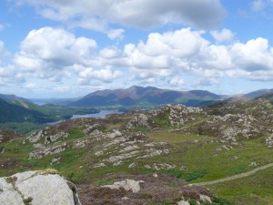 Great view to Derwent Water and Skiddaw