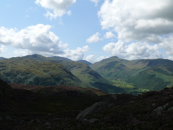Fabulous view into Borrowdale from Great Crag