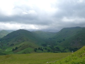 Looking into Boredale with Place Fell up on the right
