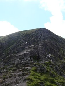 Looking back up Swirral Edge