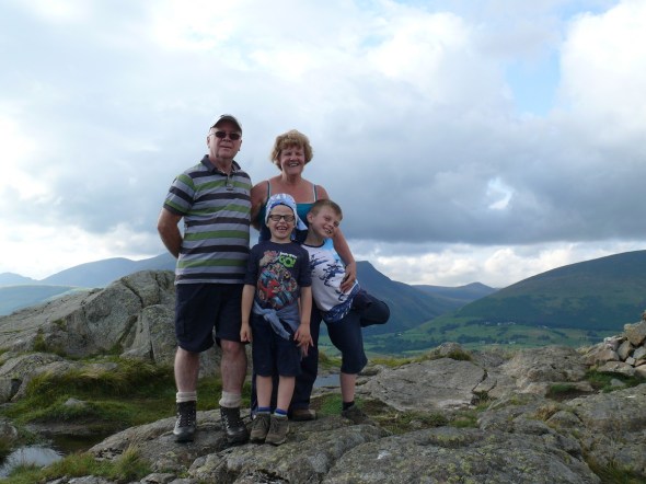 Nanny, Grandad and the two boys