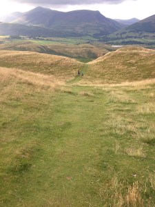 The path back down to the church