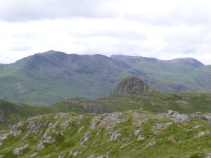 Looking down to Pike O'Stickle