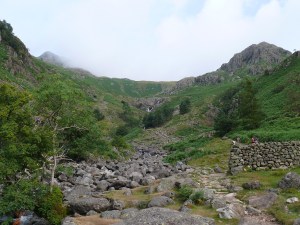 Heading up Stickle Ghyll