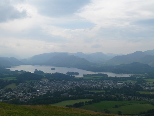 Derwent Water and too many fells to count.