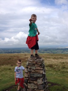 Trig surfing on Little Mell Fell