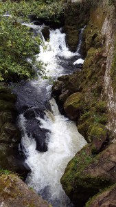 Cascading waters below Lydia Bridge