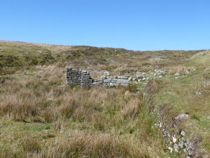 Tin mine workings near to Eylesbarrow