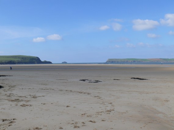 Heading across Harbour Cove with the tide out