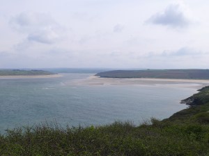 Gaining height the views back get better