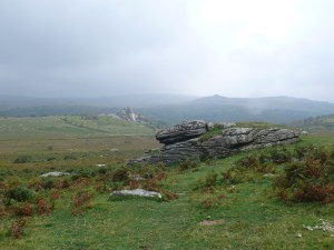 Looking from Feather Tor to Vixen Tor