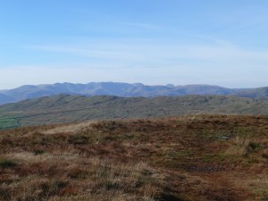 Leaving Sallows with that view, among others you can see Crinkle Crags, Bowfell, the Langdale Pikes, Scafell Pike and Great Gable