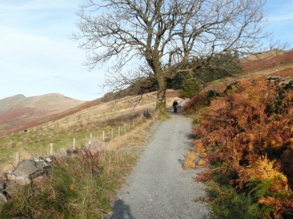 Looking back up the Garburn Pass
