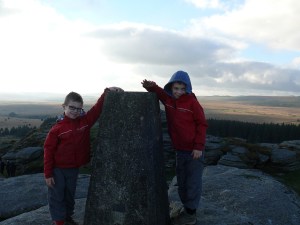 The summit of Bellever Tor