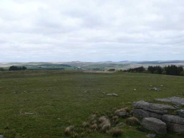 Looking north from South Hessary Tor